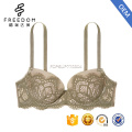 Elegante ropa interior sexy mujeres sexy chicas indias imágenes demi cup sujetador de encaje con aros